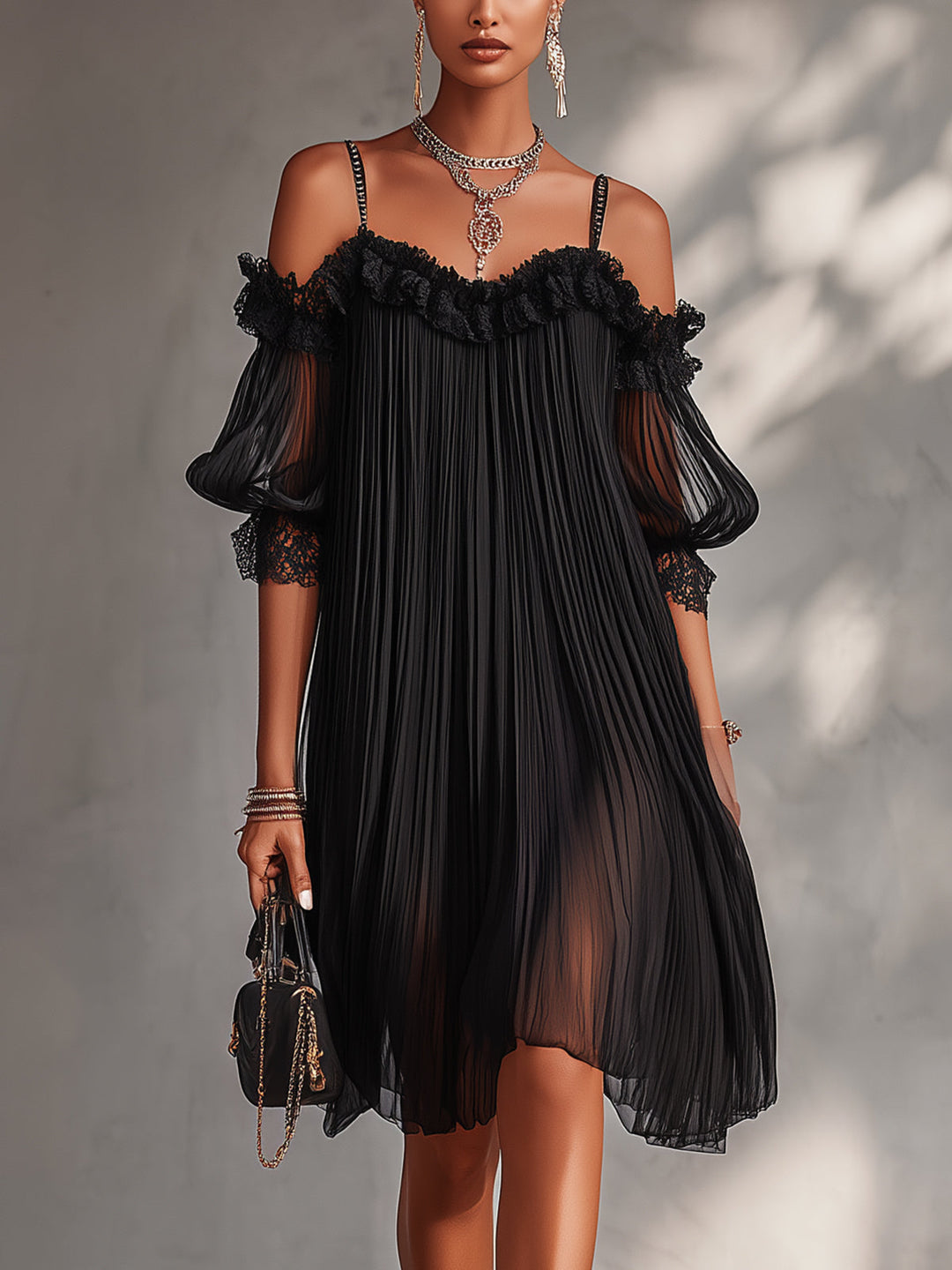 Leorina - Elegantes Minikleid mit Trägern