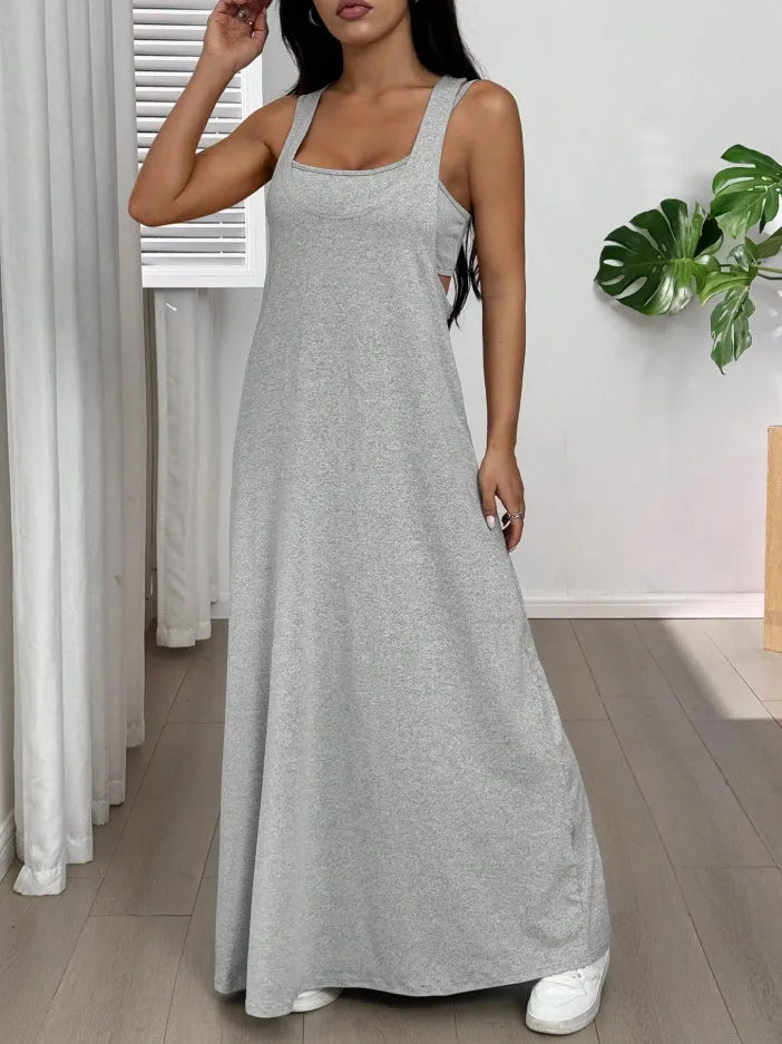 Evania - Mehrlagiges Maxikleid-Set