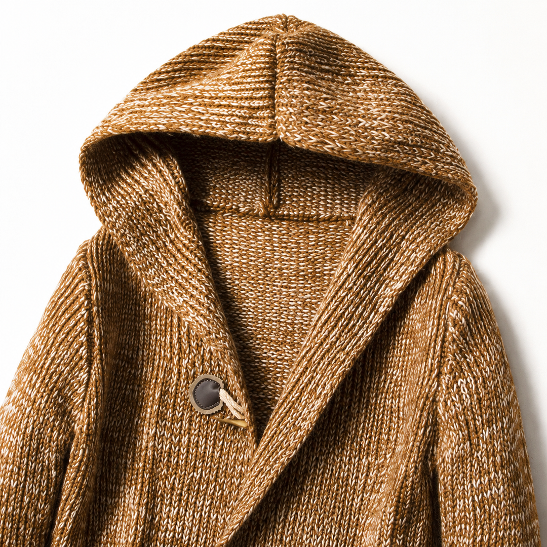 Raevan - superweiche Kapuzen-Strickjacke