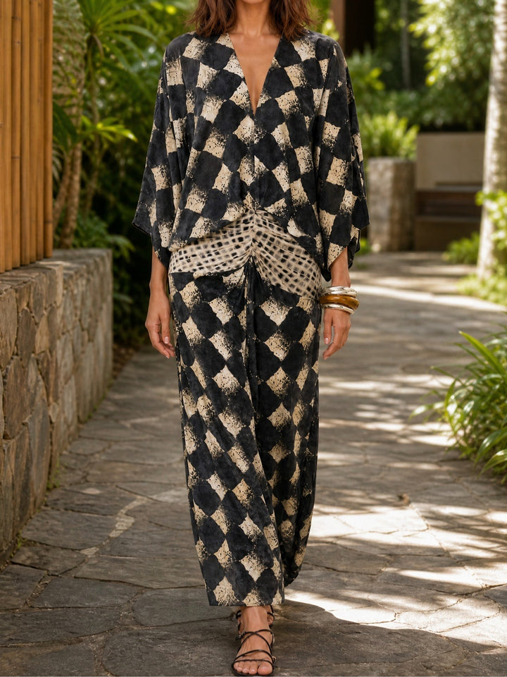 Zoriana - Soft-Touch Maxikleid