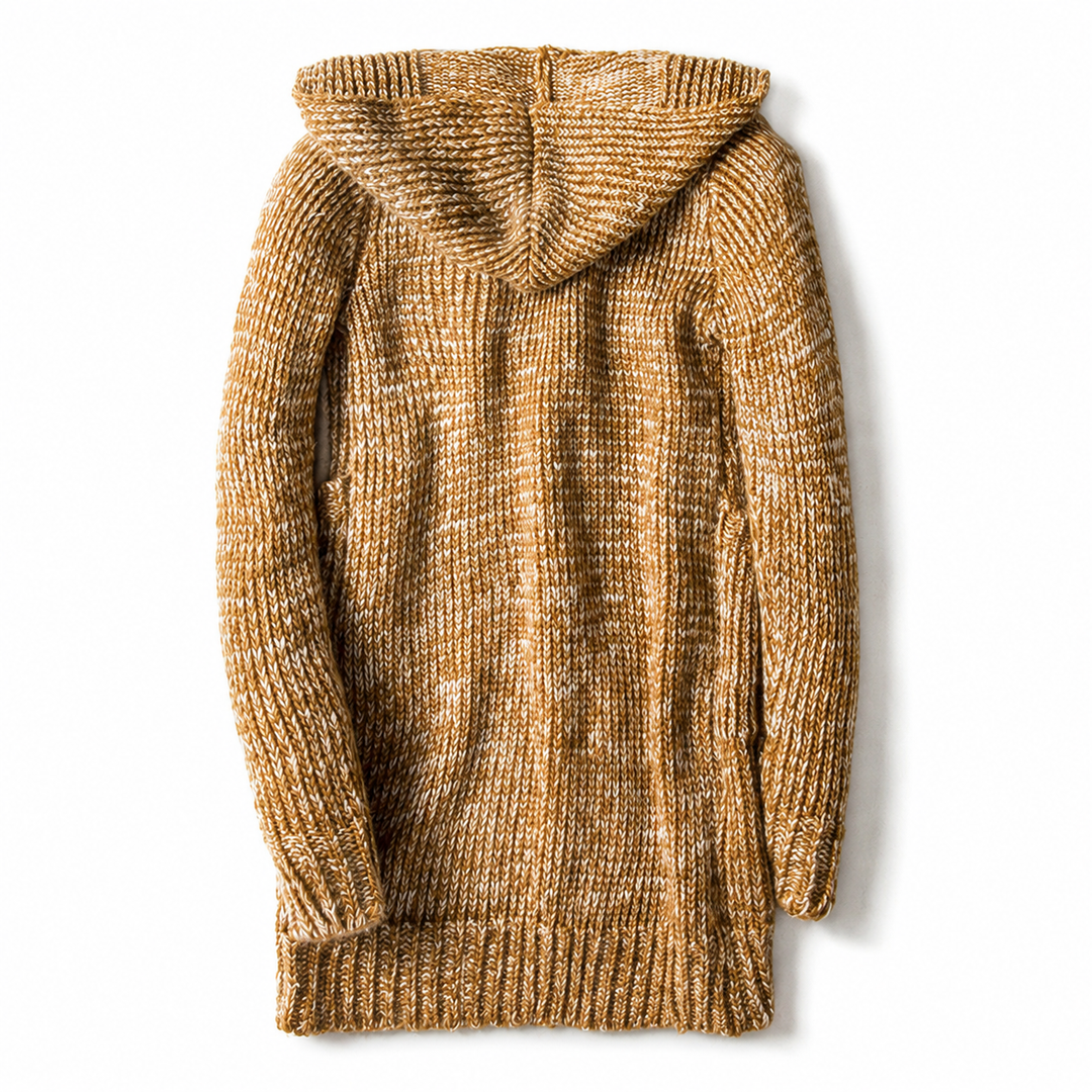 Raevan - superweiche Kapuzen-Strickjacke