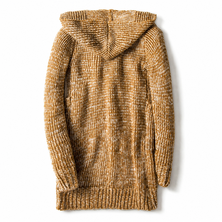 Raevan - superweiche Kapuzen-Strickjacke