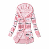 Ines - Thermo-Kapuzen-Cardigan