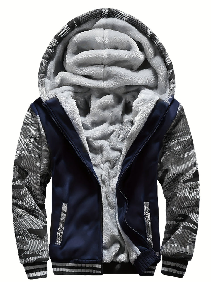 Dax - schwerer Camouflage-Zip-Hoodie