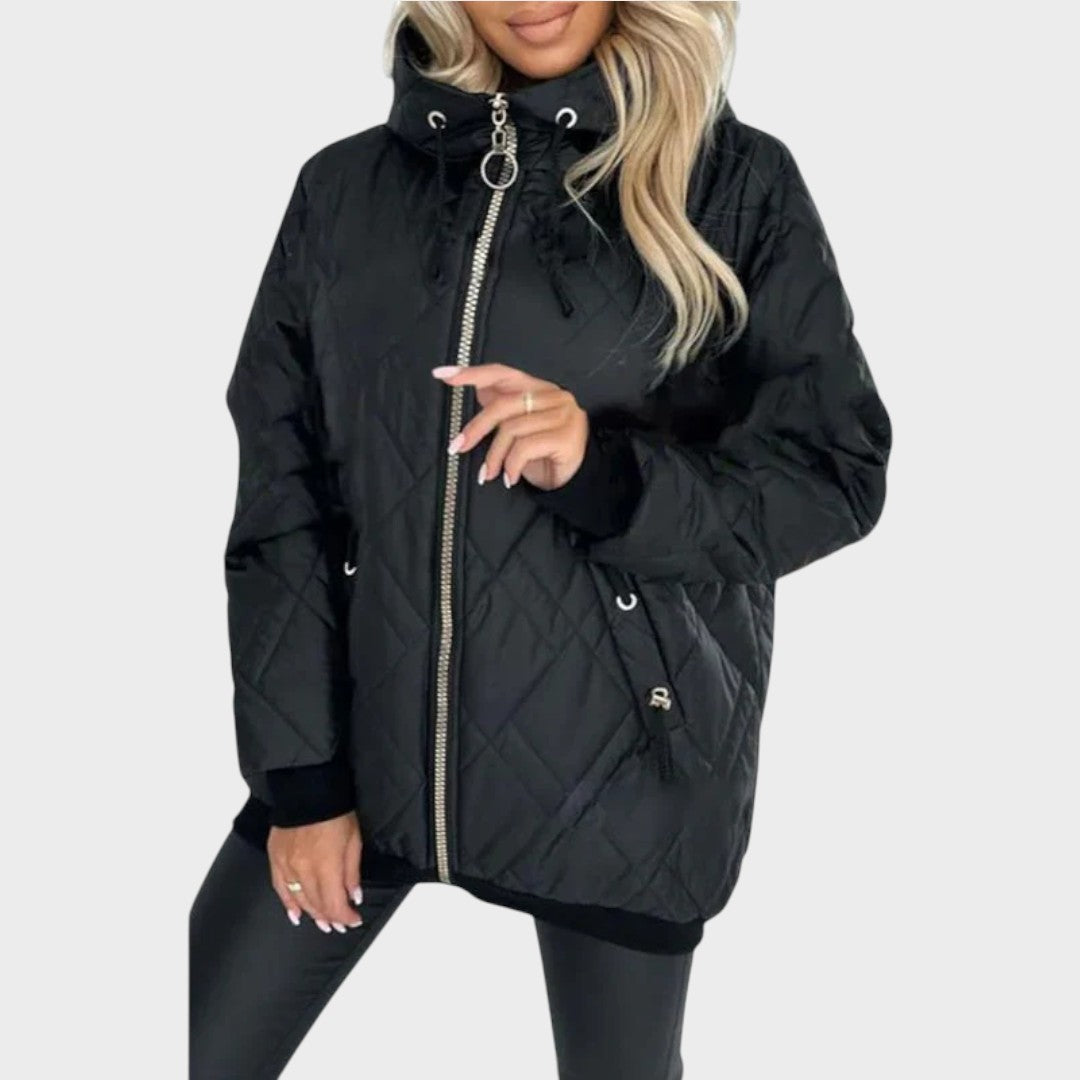 Delianne - Wattierte Kapuzenjacke