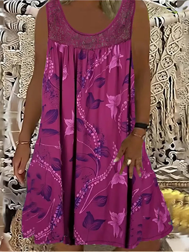 Ariadne - Elegantes Shiftkleid mit Blumenprint