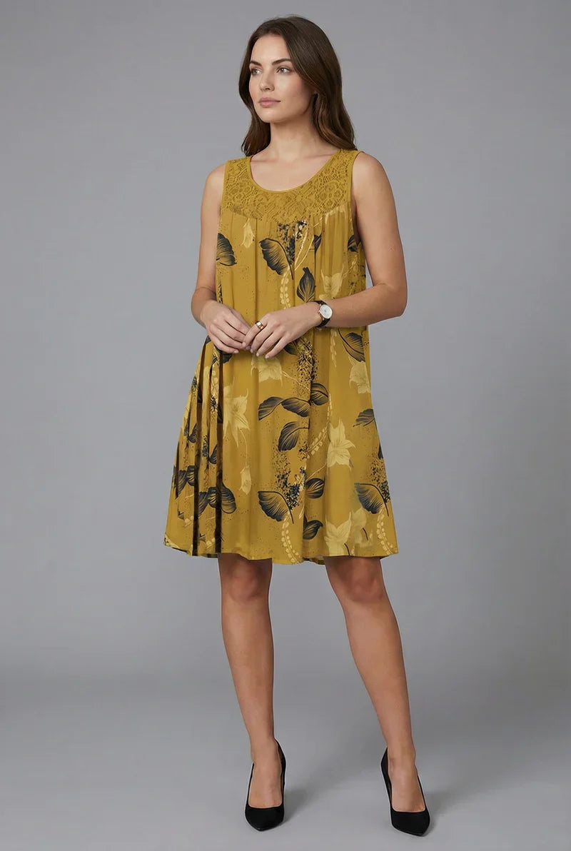 Ariadne - Elegantes Shiftkleid mit Blumenprint