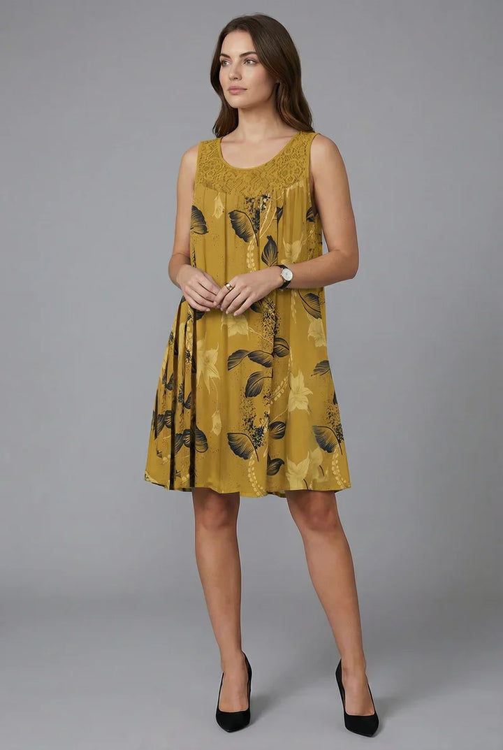 Ariadne - Elegantes Shiftkleid mit Blumenprint