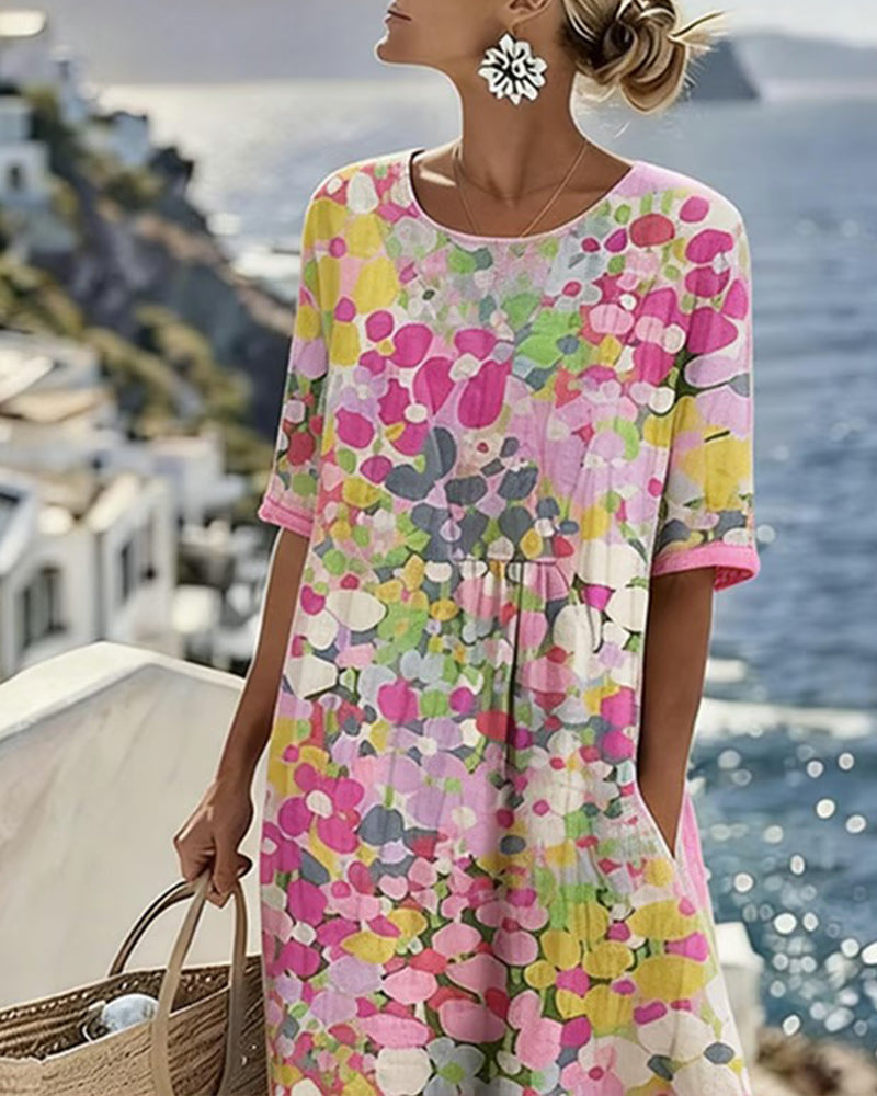 Adria - Midikleid in A-Linie mit weichem Griff