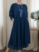 Agatha - A-Linien-Midikleid mit weicher Haptik