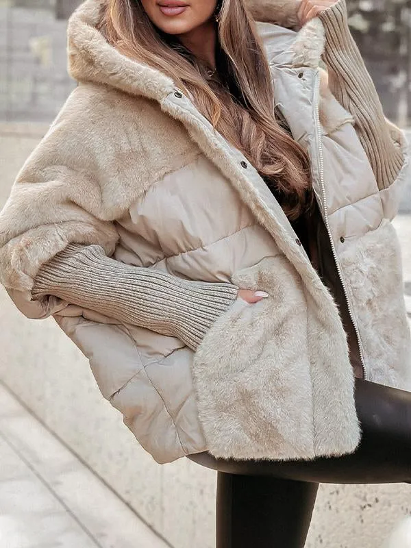 Audra - Wattierte Winterjacke mit Kapuze