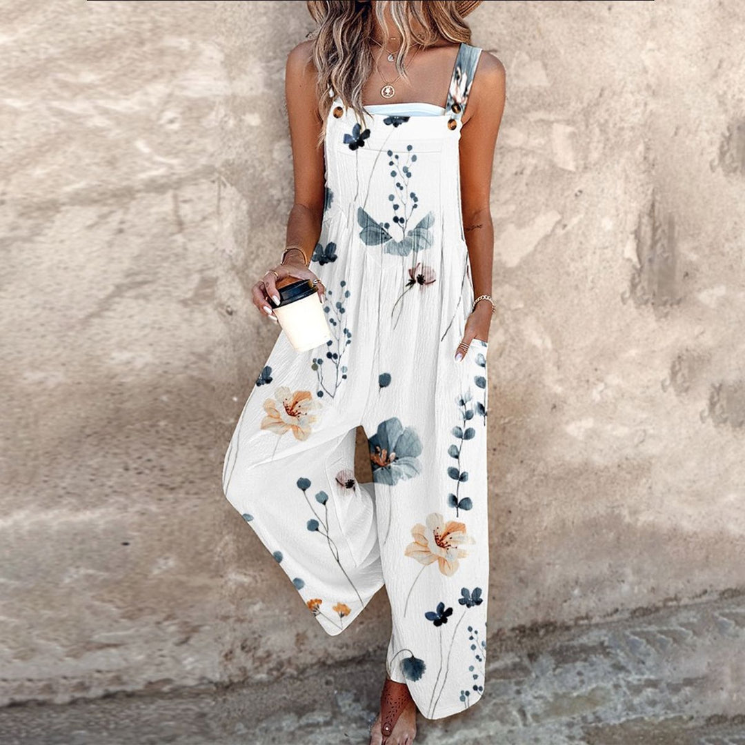 Aderyn - Luftiger Print-Jumpsuit