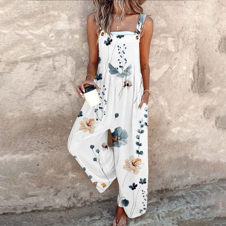 Aderyn - Luftiger Print-Jumpsuit