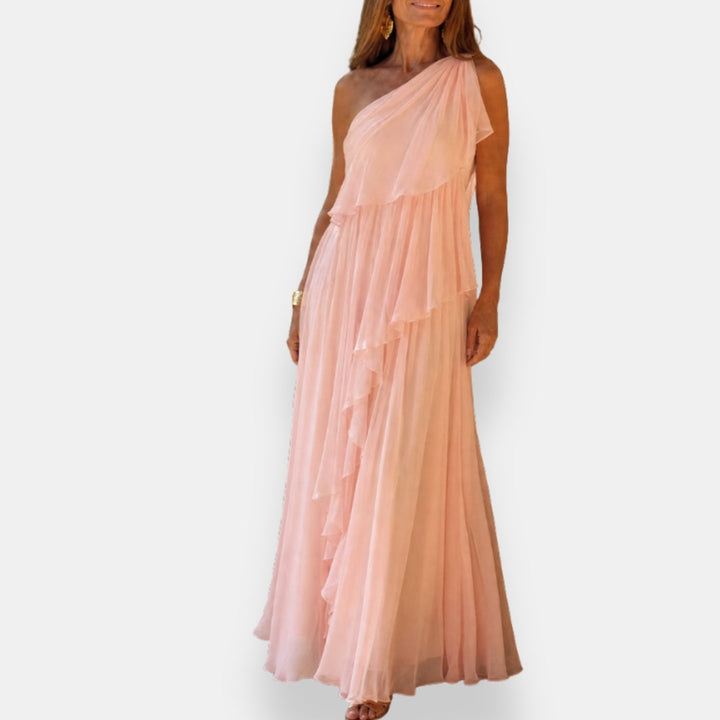 Heloisia - Luxuriöses One-Shoulder-Abendkleid
