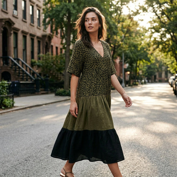 Catrina - Ultraleichtes Boho-Maxikleid mit Volants