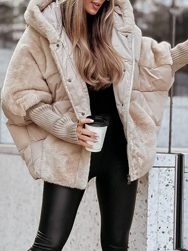 Audra - Wattierte Winterjacke mit Kapuze