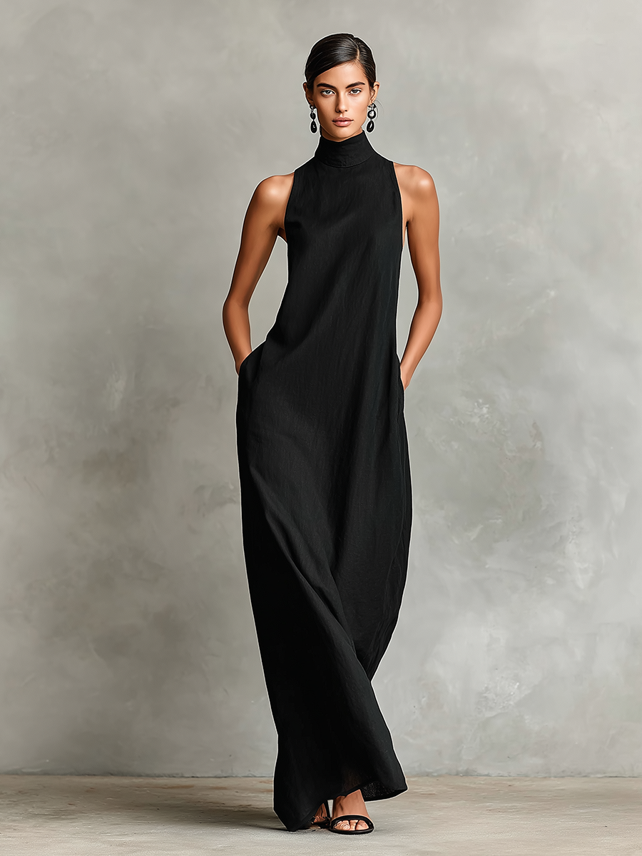 Tabitha - Premium-Maxikleid aus Leinen