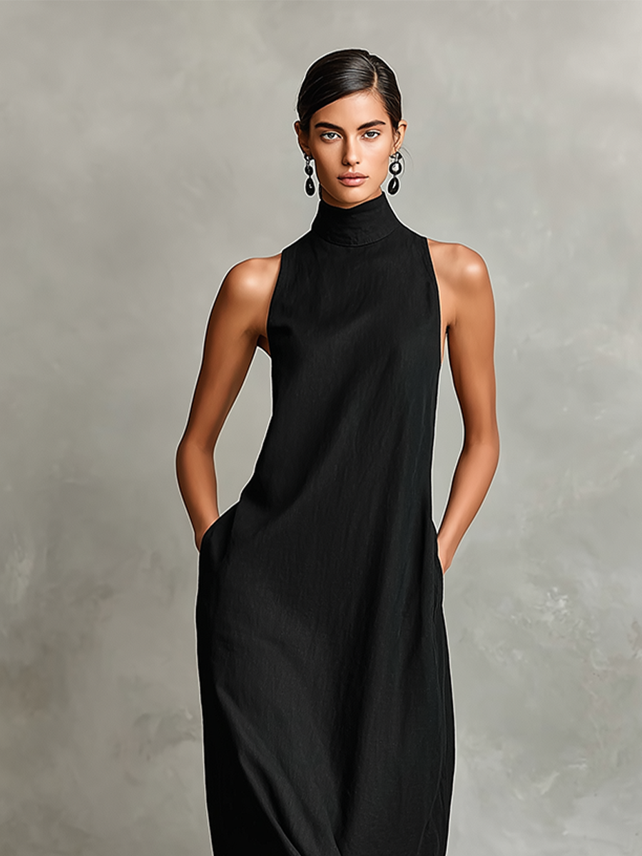 Tabitha - Premium-Maxikleid aus Leinen