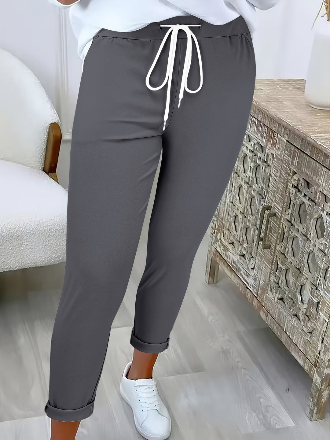 Tansy - Maßgeschneiderte Stretchhose mit Kordelzug