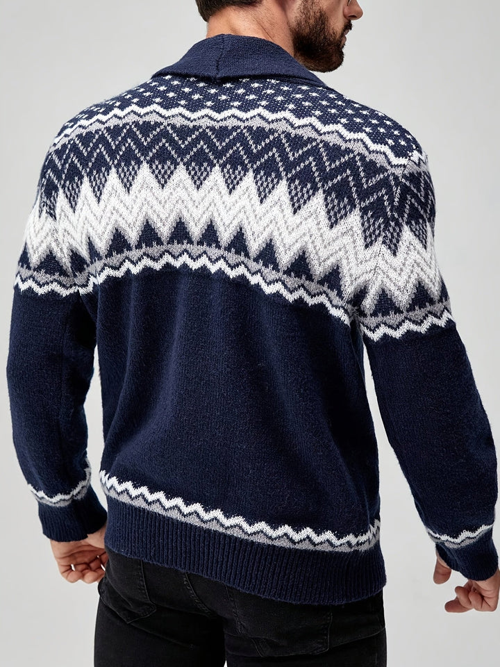 Joren - Strukturierter Strickblazer