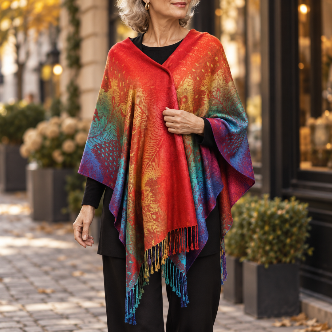 Gia - Weicher Ombré-Schal