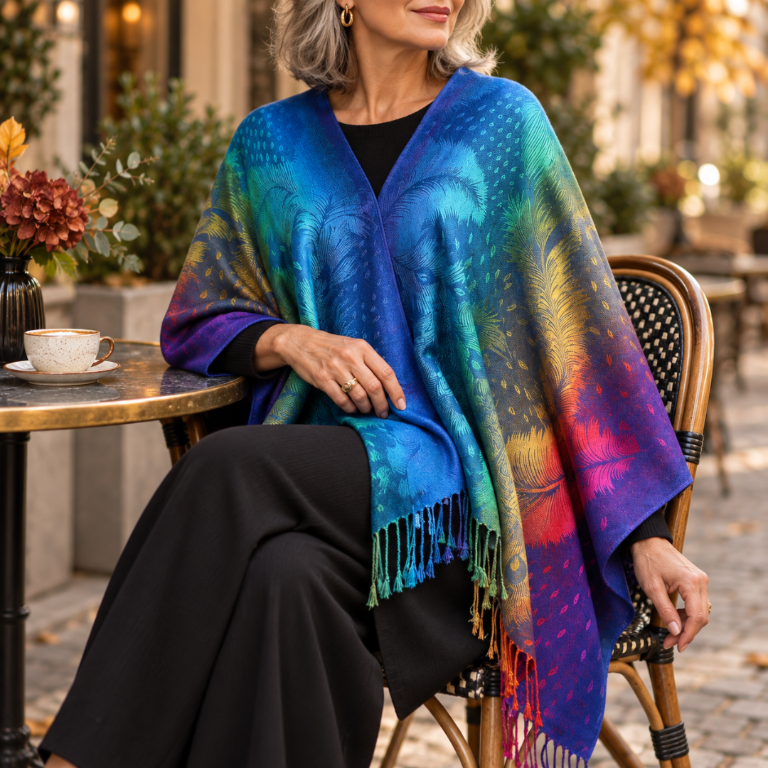 Gia - Weicher Ombré-Schal