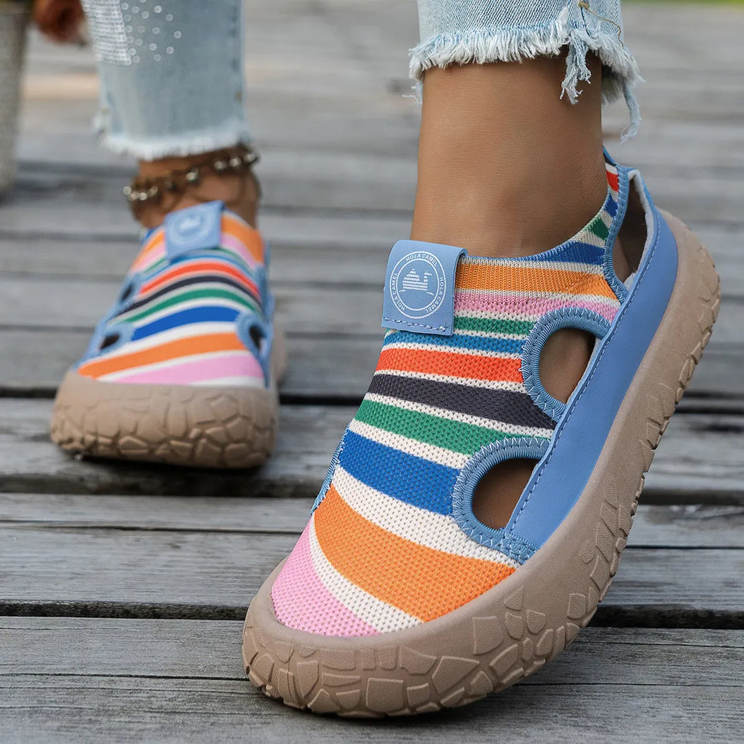 Maelina - Gepolsterte orthopädische Walking-Sneaker