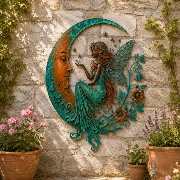 Alisette - Himmlische Garten-Wandskulptur