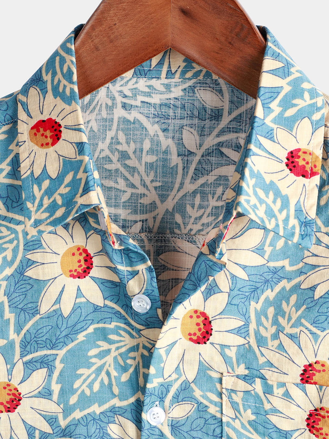 Leoric - Leichtes Kurzarm-T-Shirt mit Floralprint