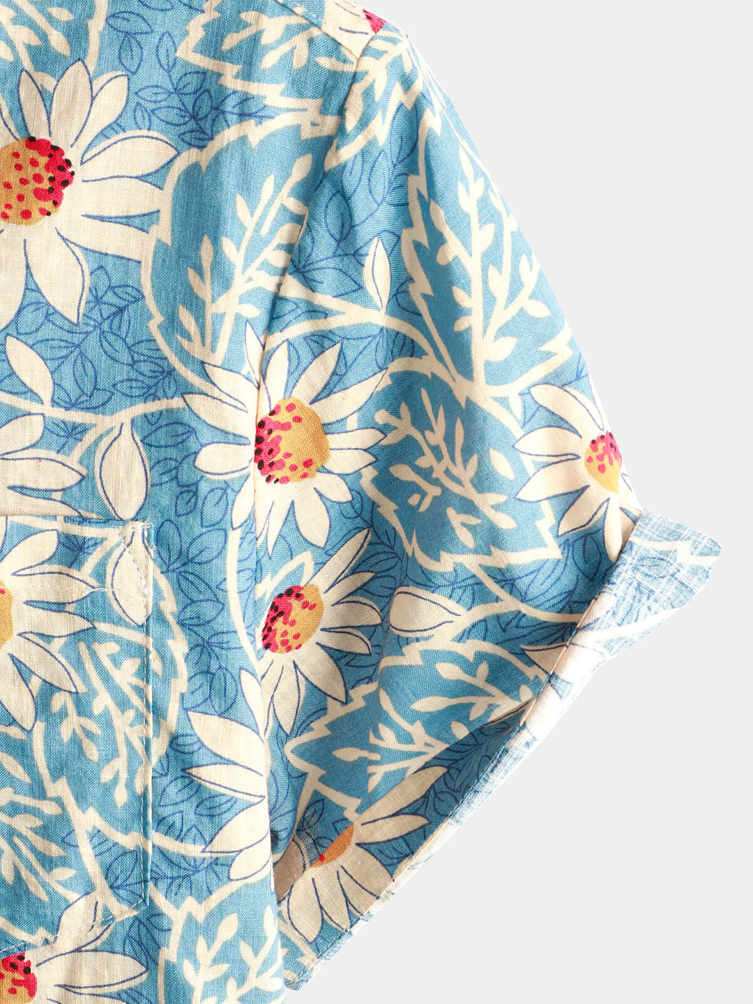 Leoric - Leichtes Kurzarm-T-Shirt mit Floralprint