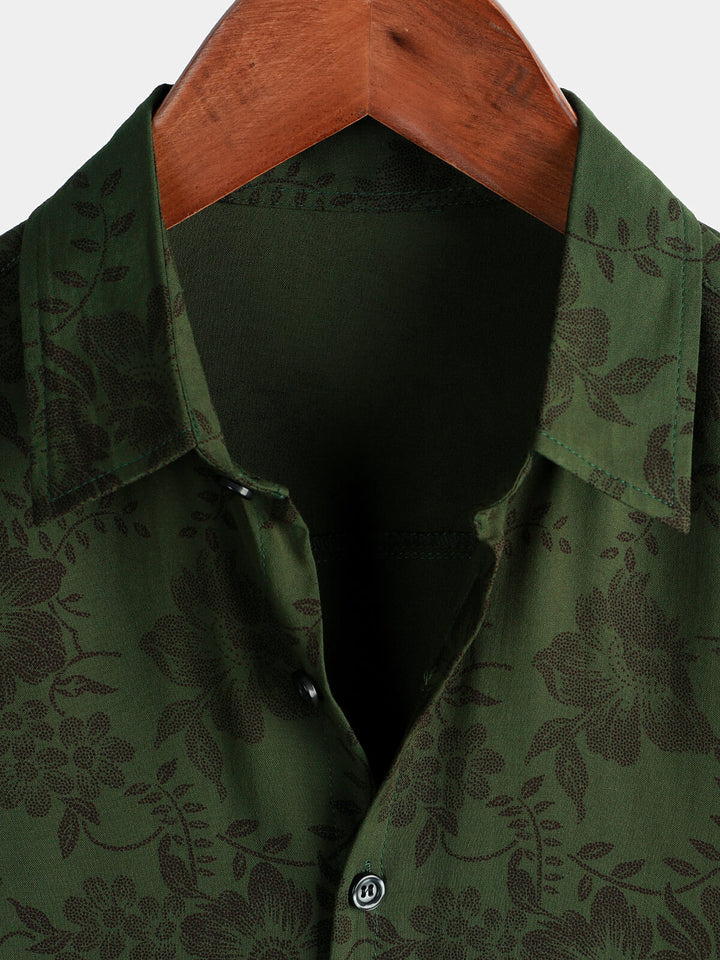 Leoric - Leichtes Kurzarm-T-Shirt mit Floralprint