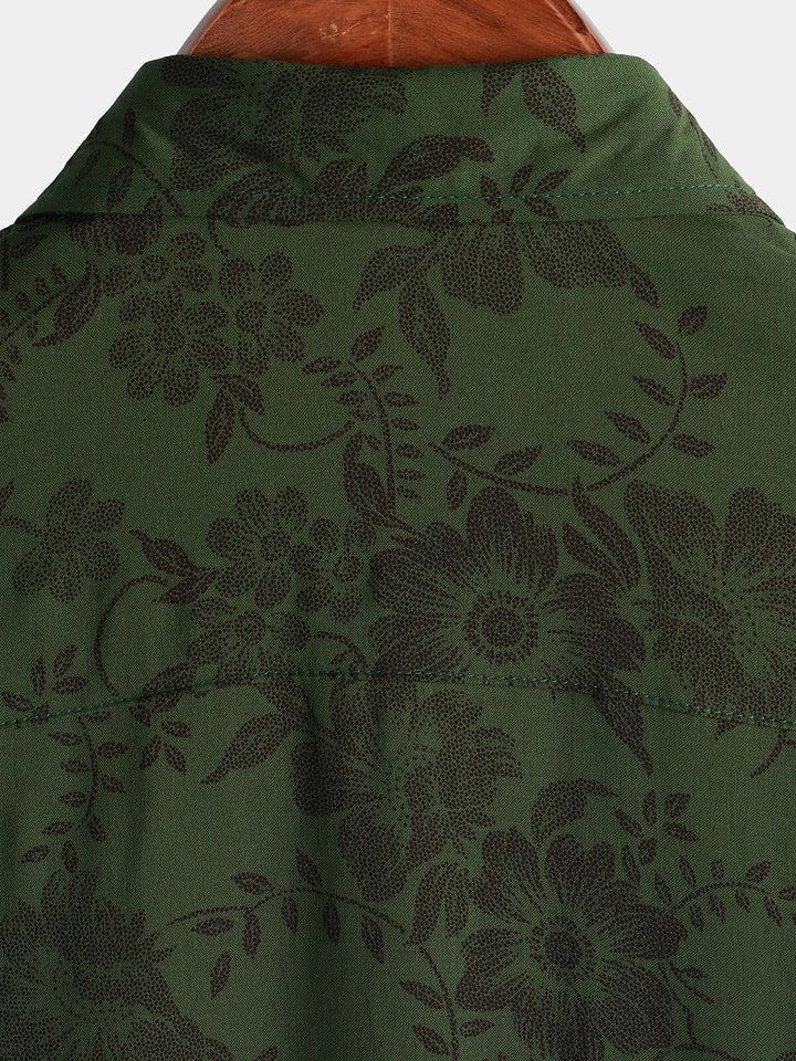 Leoric - Leichtes Kurzarm-T-Shirt mit Floralprint