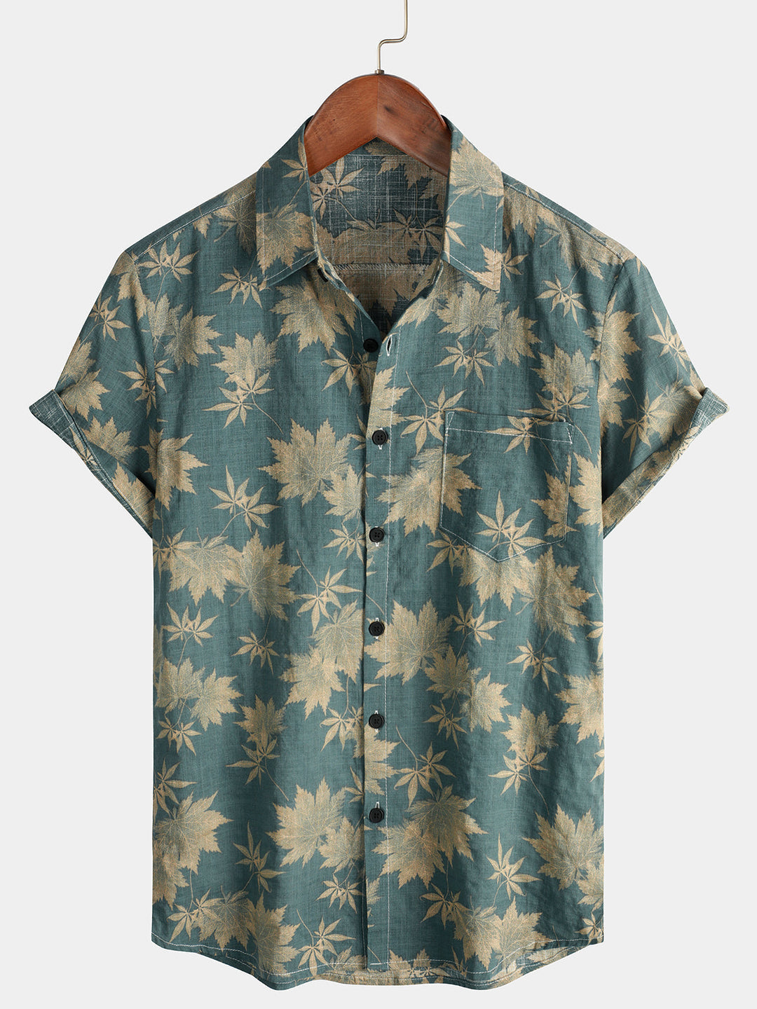 Leoric - Leichtes Kurzarm-T-Shirt mit Floralprint
