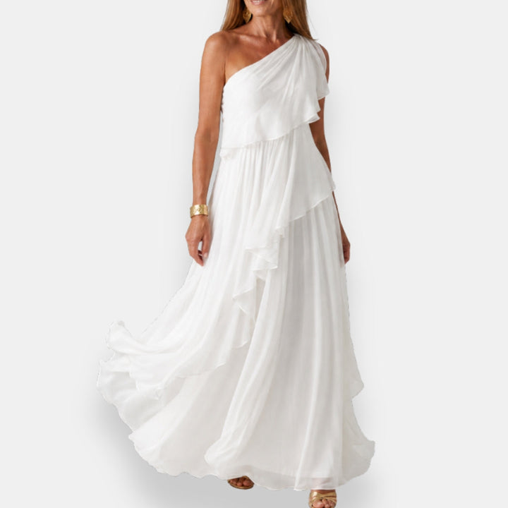 Heloisia - Luxuriöses One-Shoulder-Abendkleid