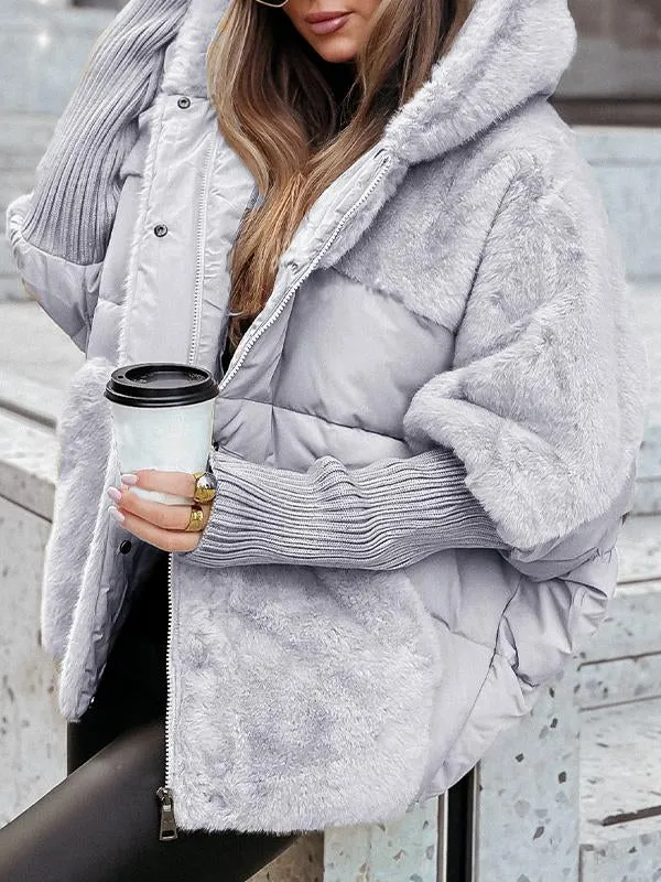 Audra - Wattierte Winterjacke mit Kapuze