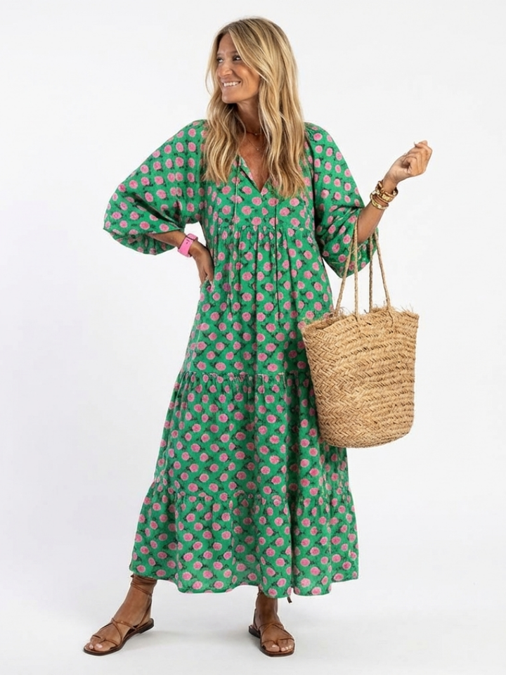 Emmera - Luftiges, gestuftes Sommerkleid