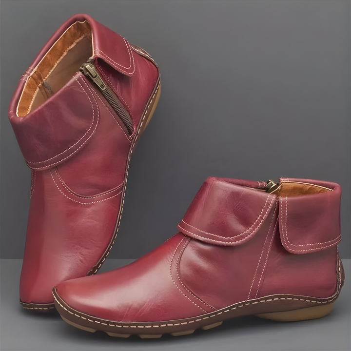 Winona - faltbare Lederstiefeletten