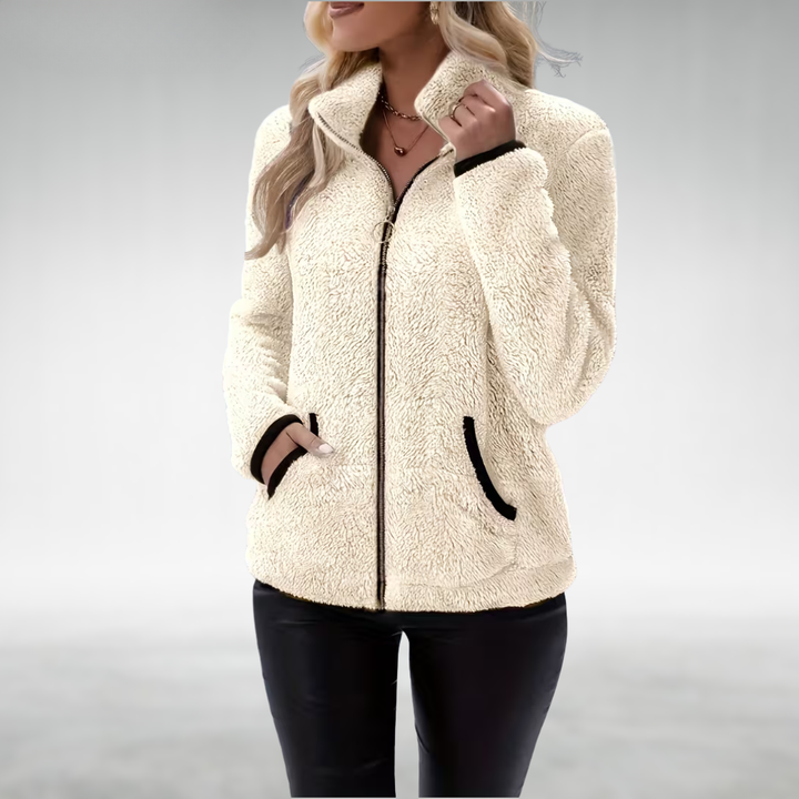 Zafrielle - Soft-Touch Zip-Jacke