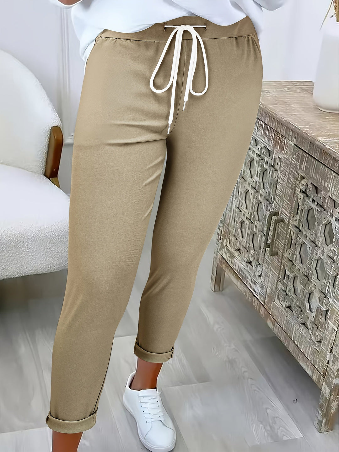 Tansy - Maßgeschneiderte Stretchhose mit Kordelzug