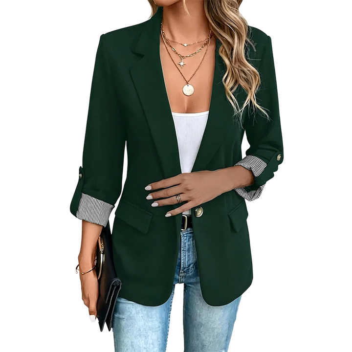 Neravelle - Taillierter Blazer mit gekrempelten Ärmeln