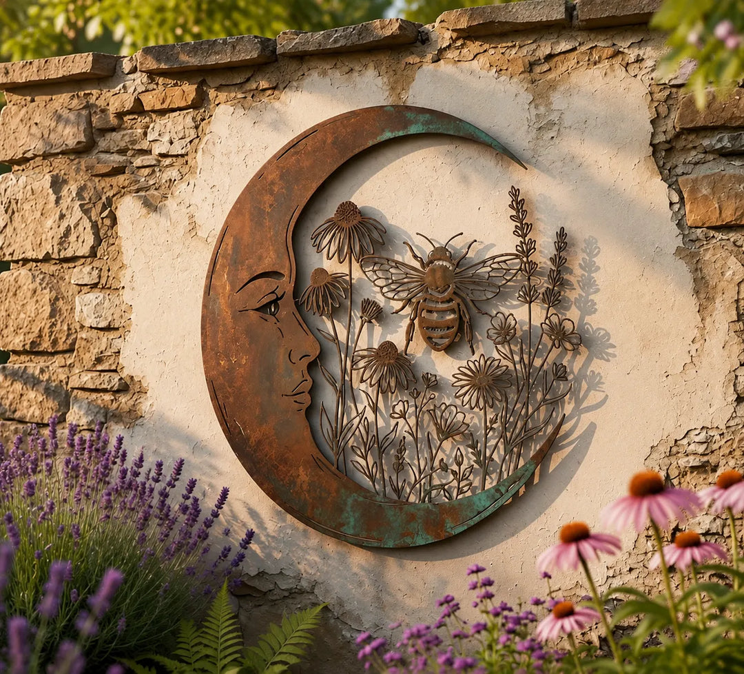 Alisette - Himmlische Garten-Wandskulptur