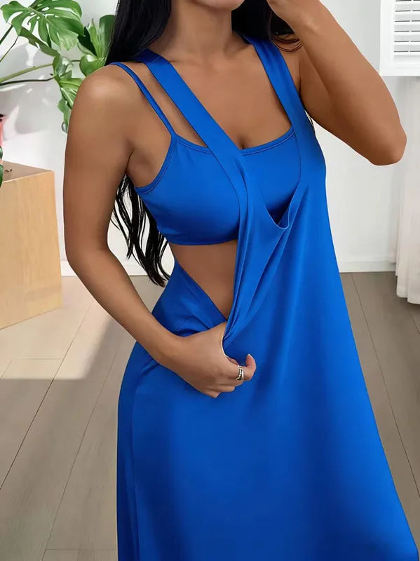 Evania - Mehrlagiges Maxikleid-Set
