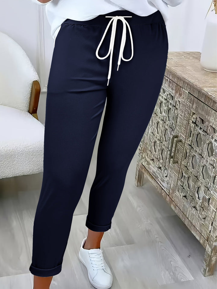 Tansy - Maßgeschneiderte Stretchhose mit Kordelzug