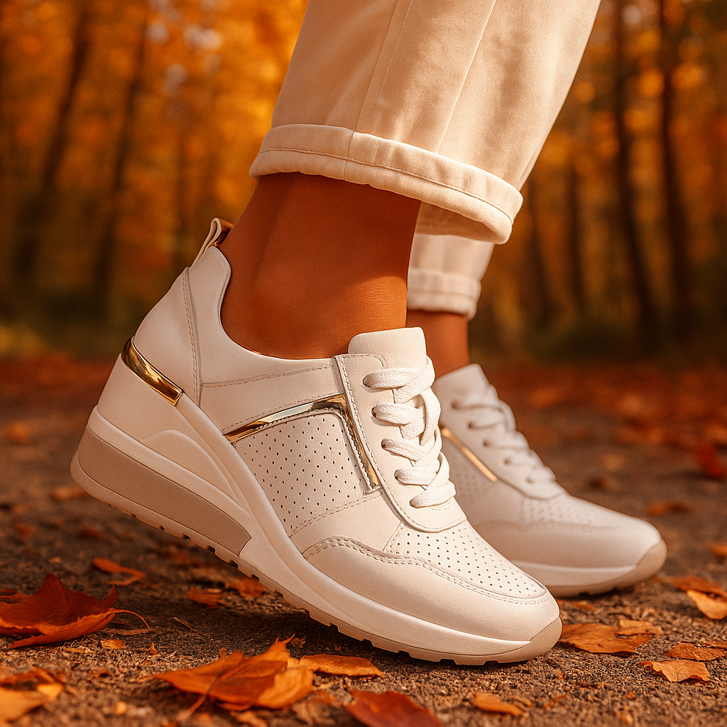 Veranique - Gepolsterte Keilsneaker