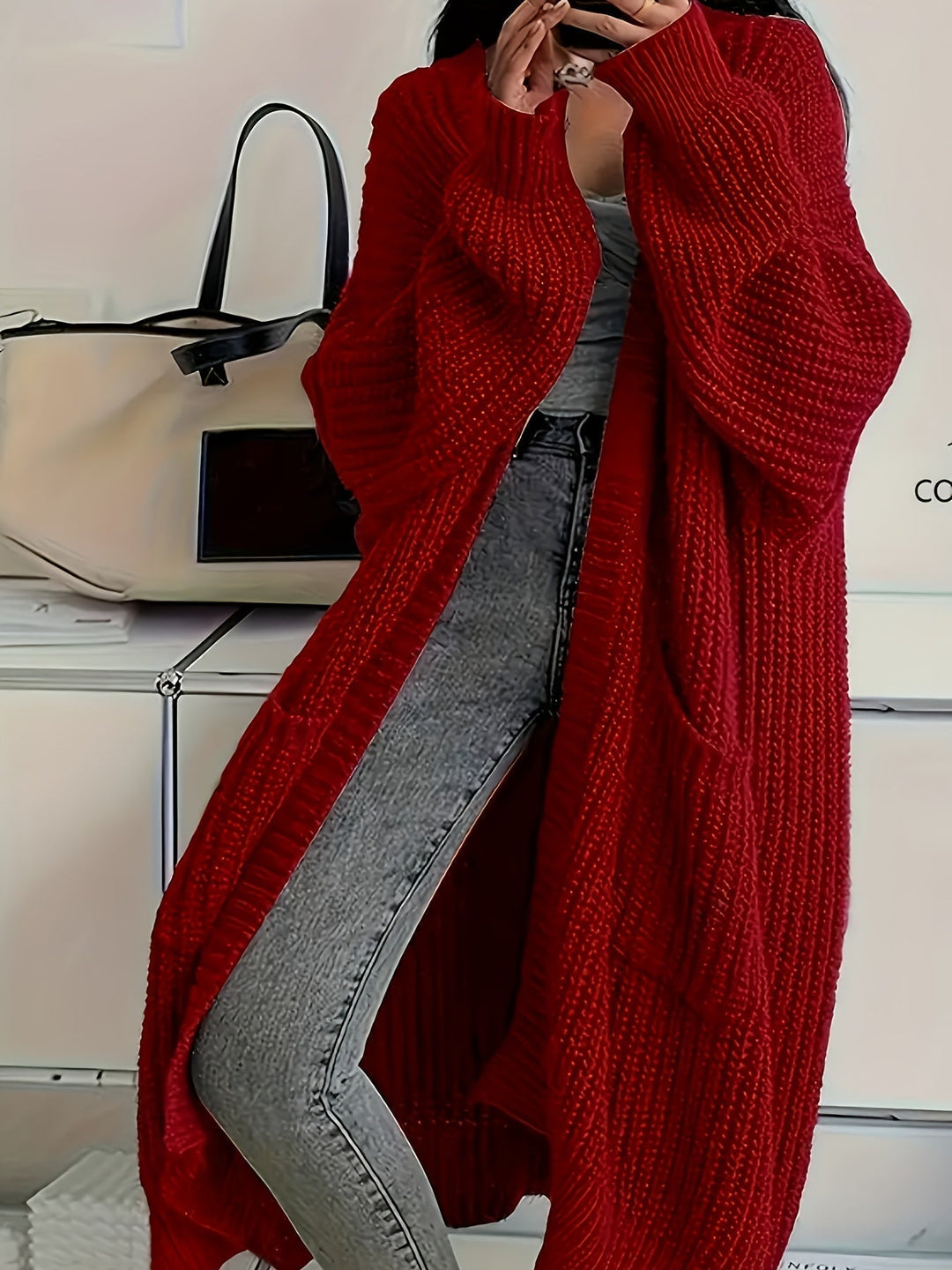 Rosalienne - Weicher Longline-Cardigan