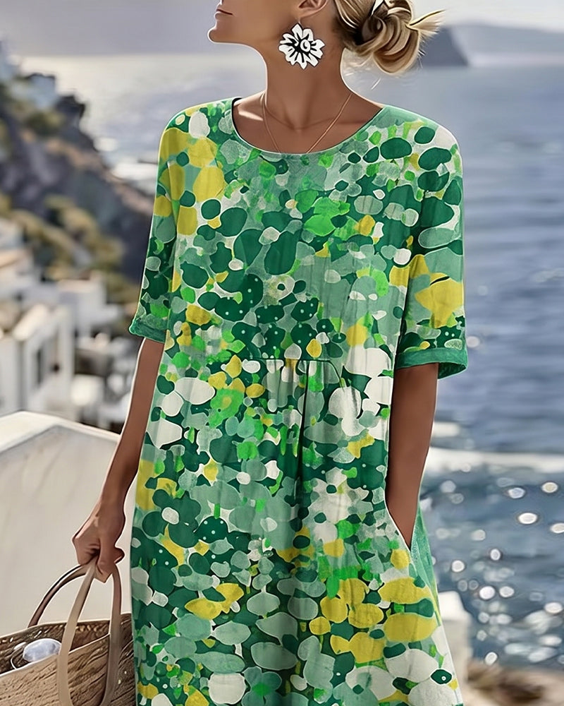 Adria - Midikleid in A-Linie mit weichem Griff