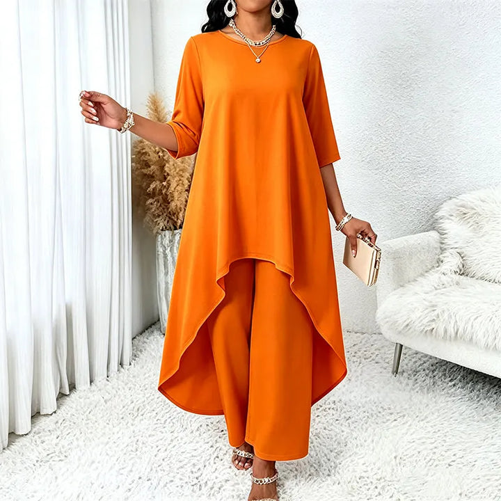 Laurivelle - Soft-Touch-Maxikleid in großen Größen