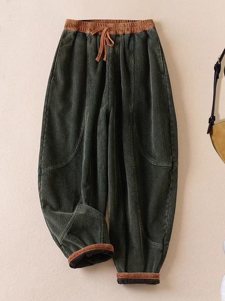 Basma - Relaxed-Fit Cordhose mit Kordelzug