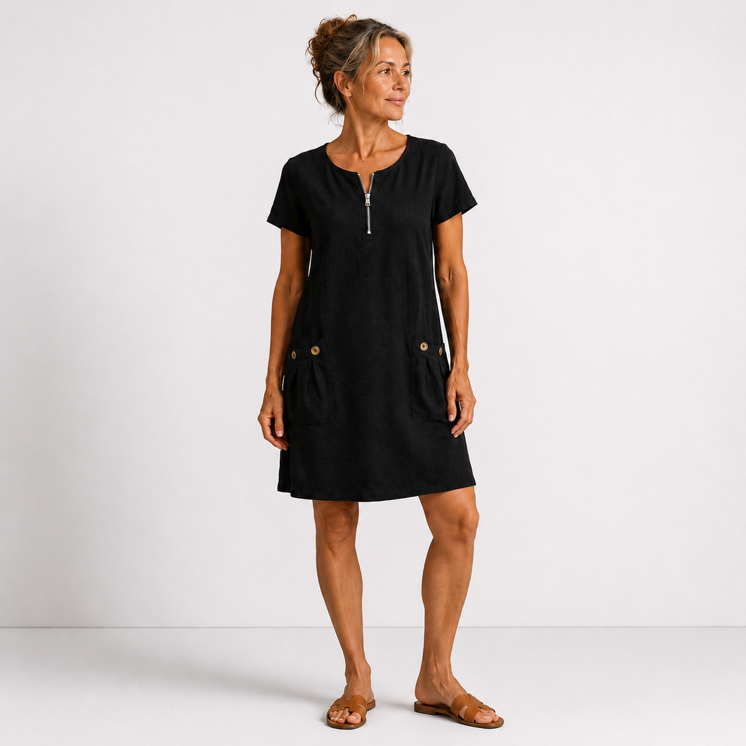 Lucienne - Leichtes Leinenkleid