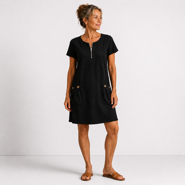 Lucienne - Leichtes Leinenkleid
